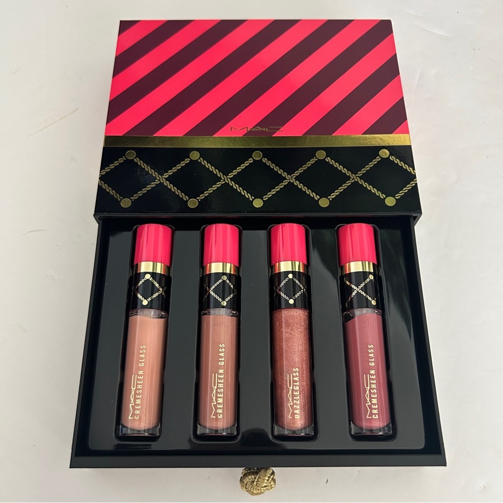 MAC Cosmetics Nutcracker Sweet Nude Lip Gloss Kit New in Box - Picture 3 of 5